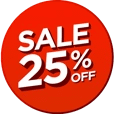 25 OFF Discount